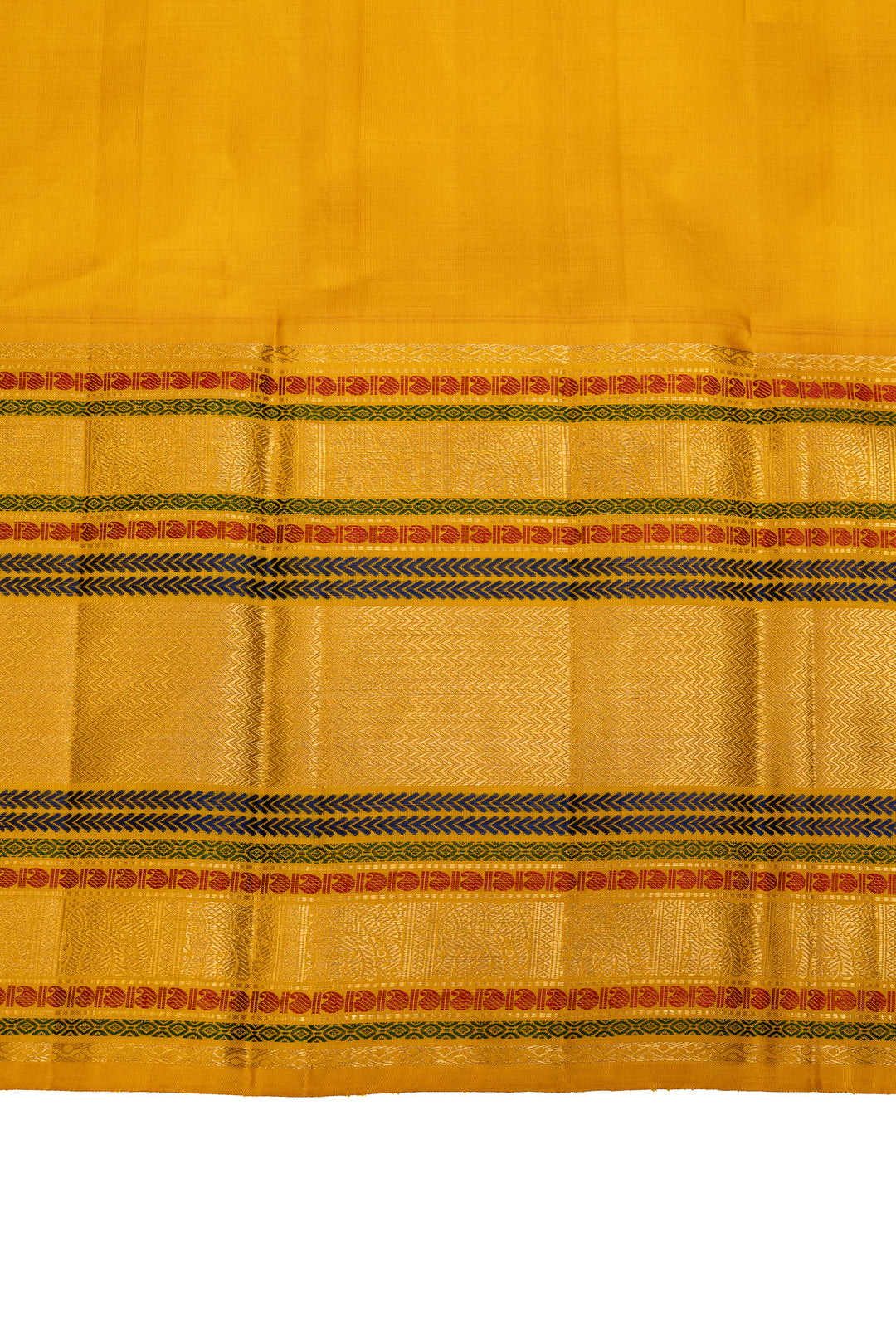 Maroonish pink and yellow varisaipettu pure Kanchipuram silk saree