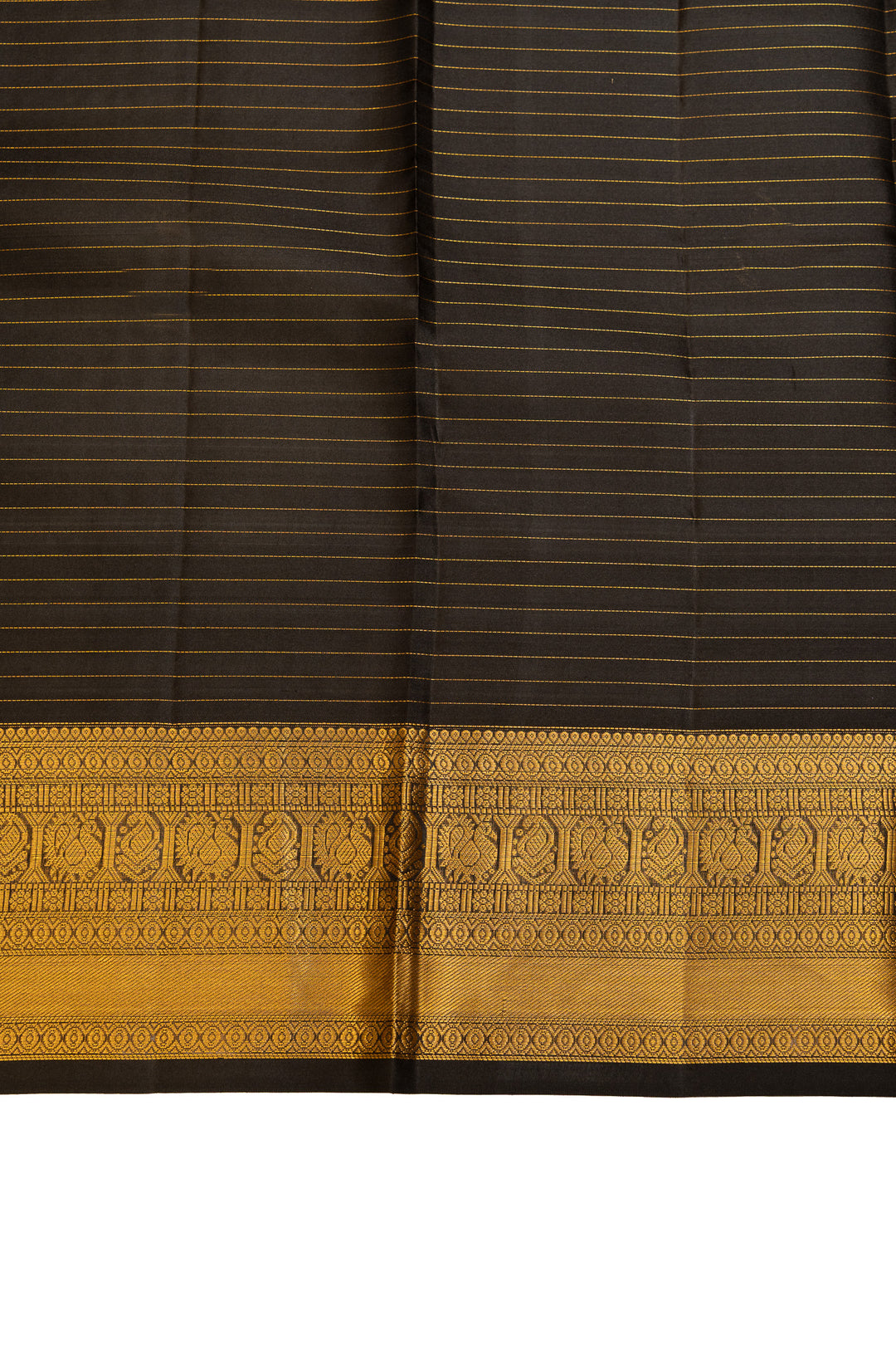 Green Zari checks pure Kanchipuram silk saree