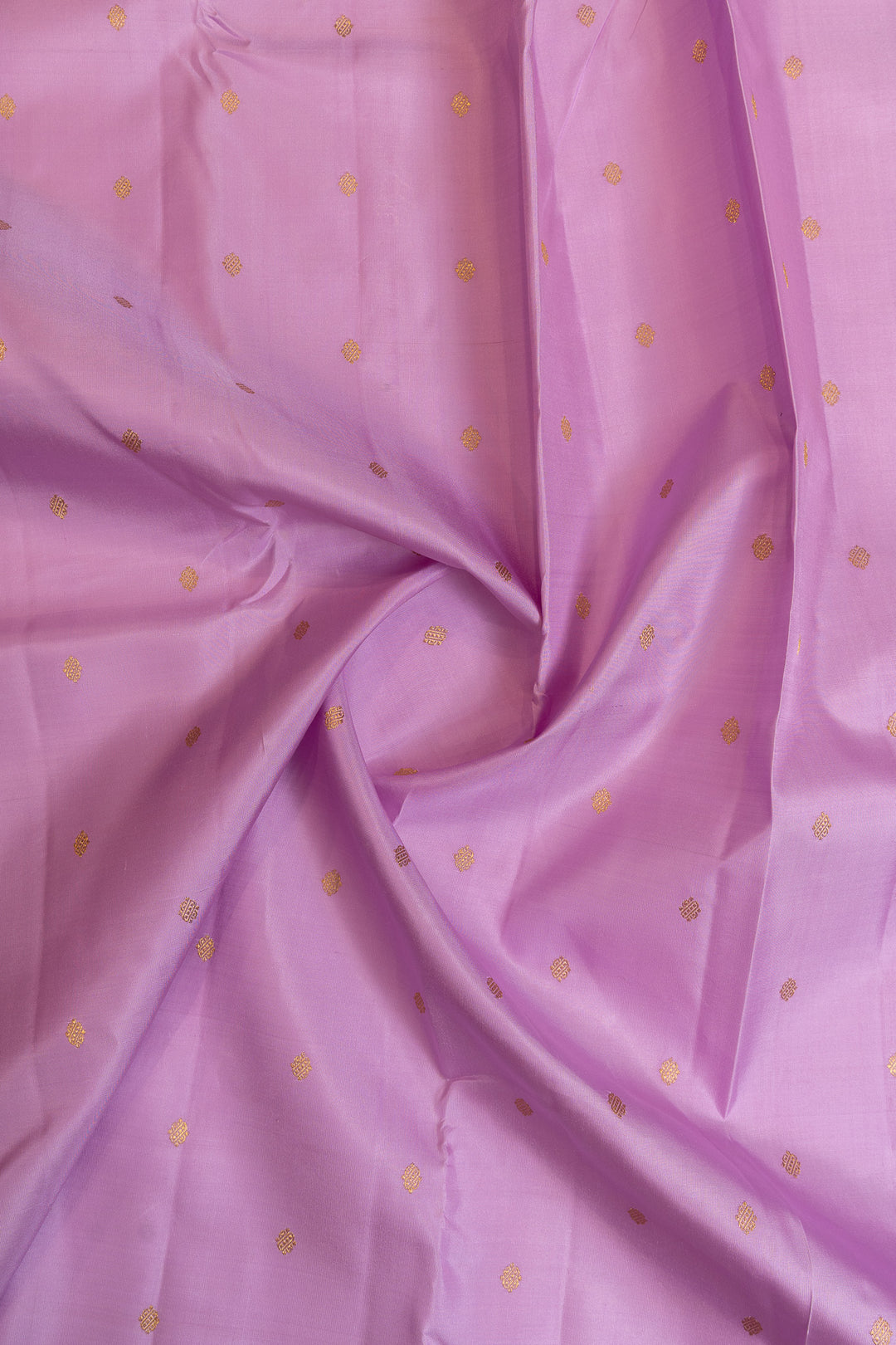 Lilac rettai pettu pure Kanchipuram silk saree