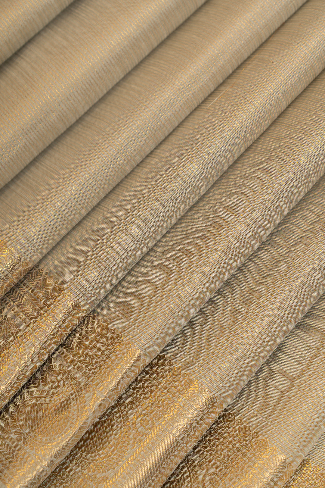 Ice blue Vairaoosi pure Kanchipuram silk saree