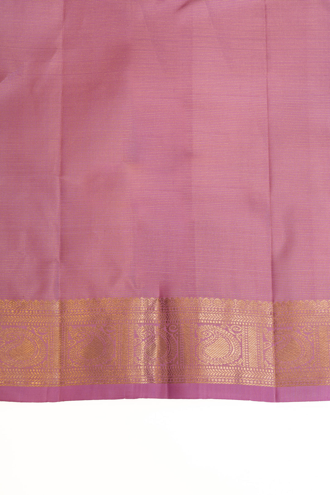 Lavender rose Vairaoosi pure Kanchipuram silk saree