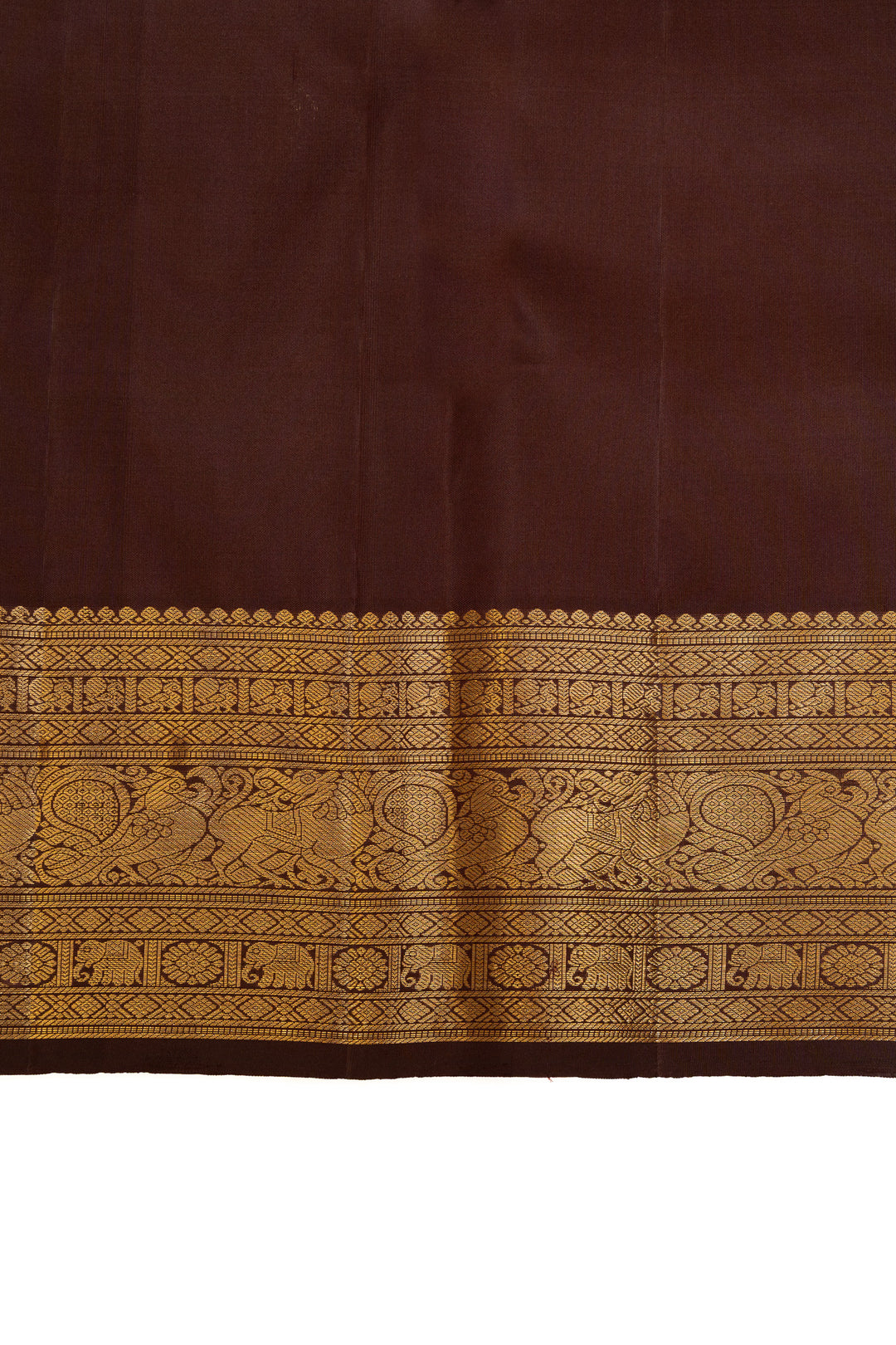 Mauve and Jamun pure Kanchipuram silk saree
