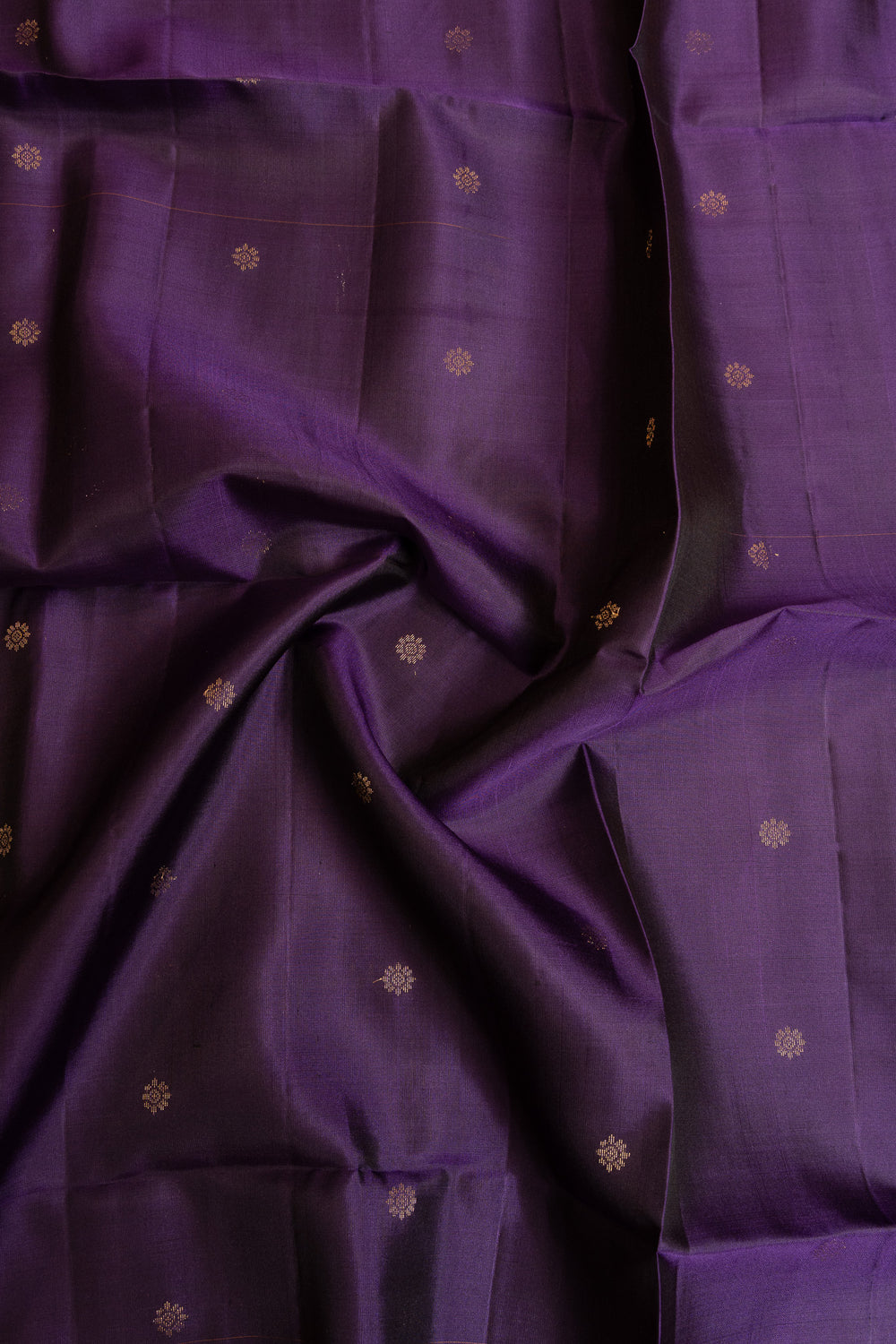 Purple and mustard pure soft silk saree