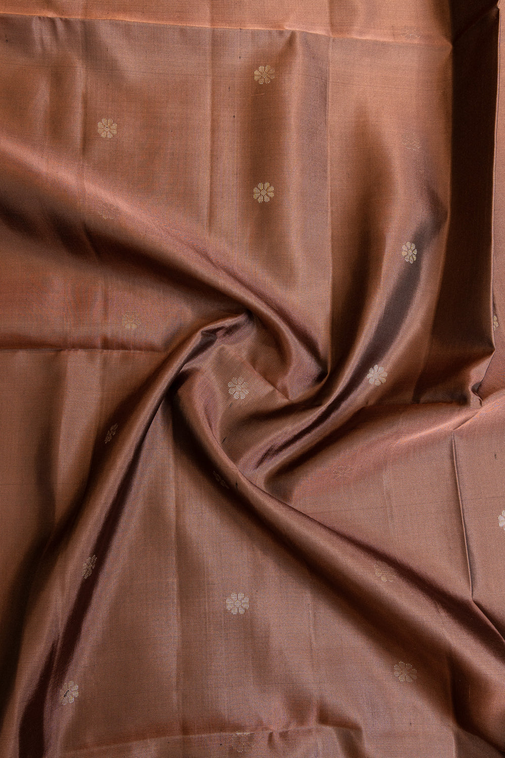 Biscuit beige and maroon pure soft silk saree