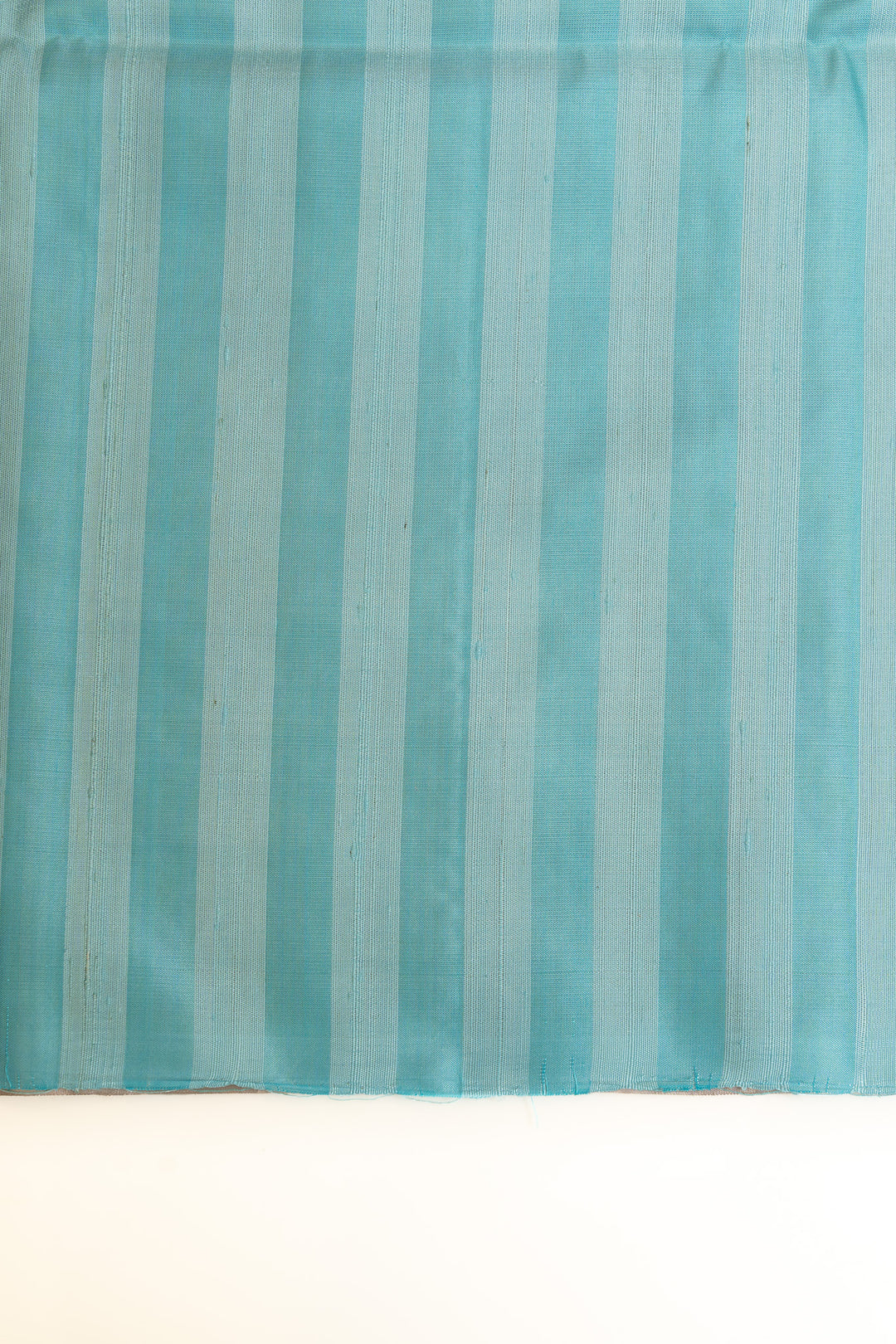 Beige borderless paisley pure soft silk saree