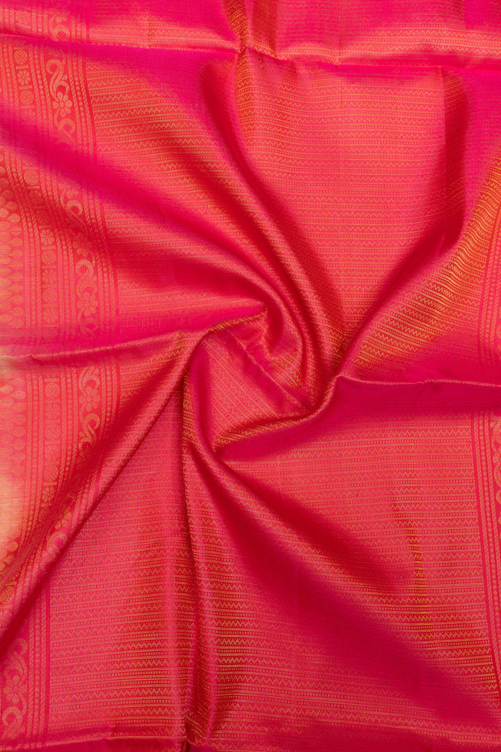 Off white and gold traditional pure soft silk saree