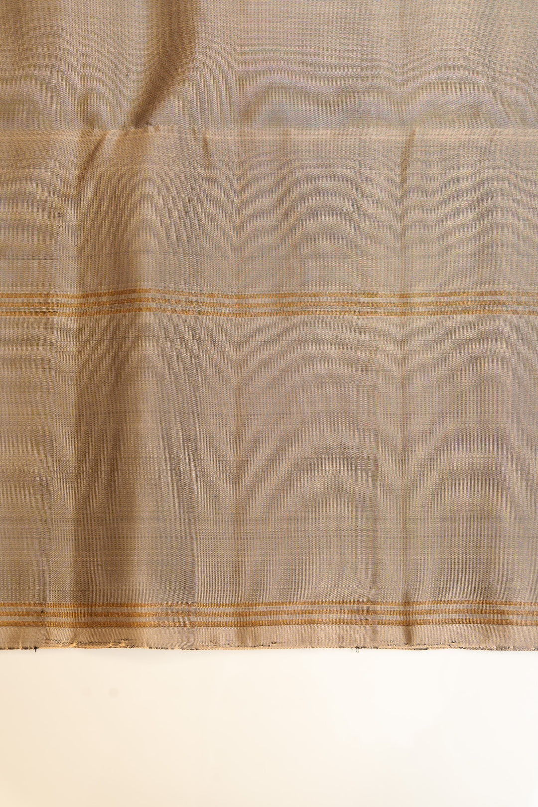 Mehendi green and silver pure soft silk saree