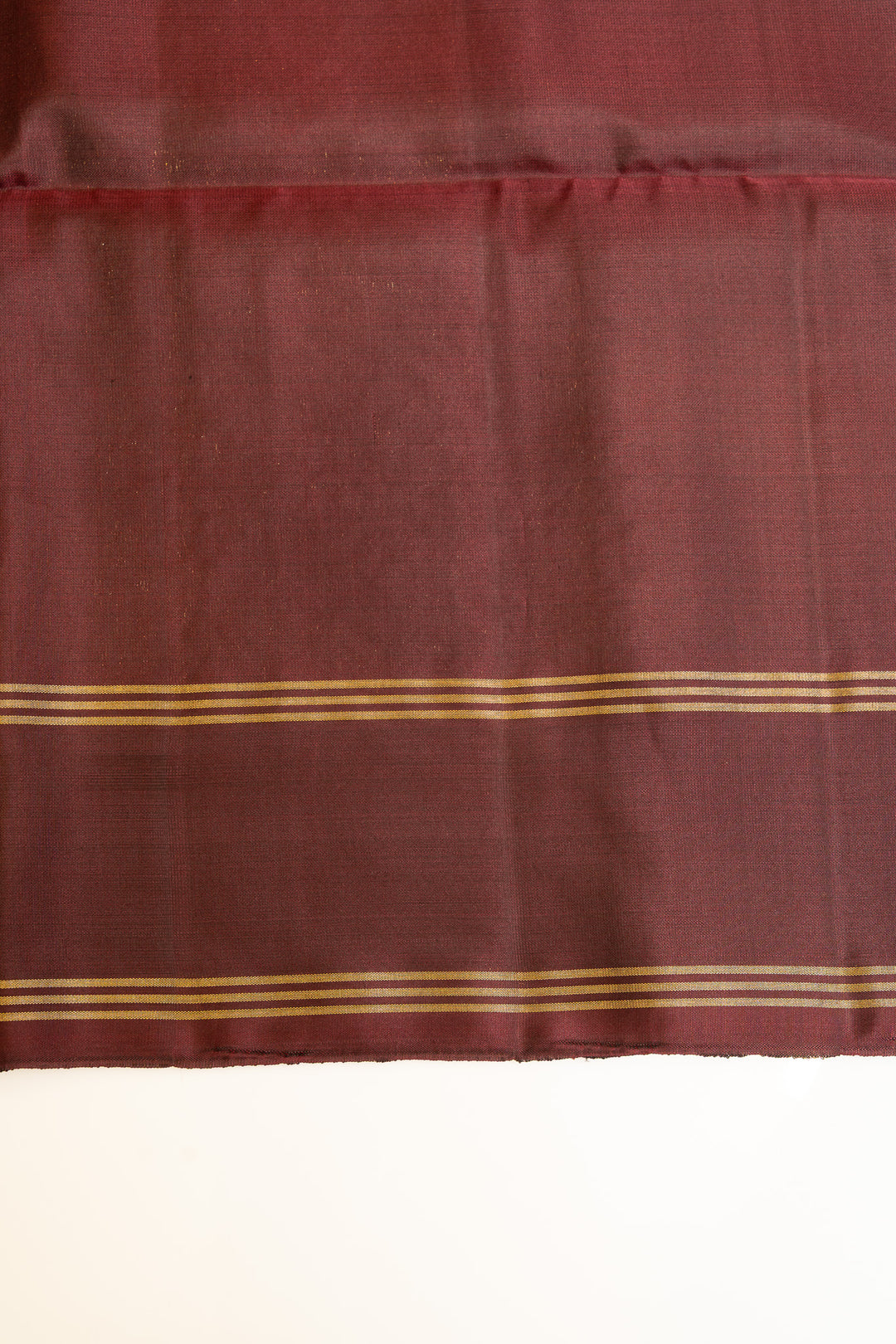 Emerald green and maroon pure soft silk saree