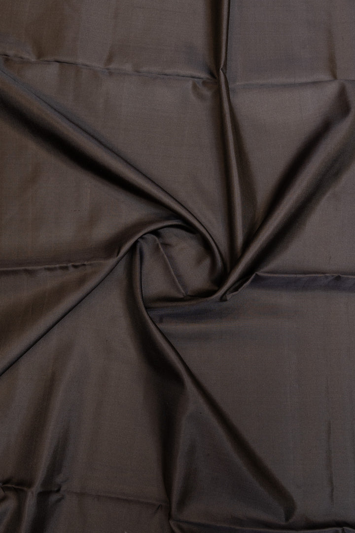 Black pure soft silk saree