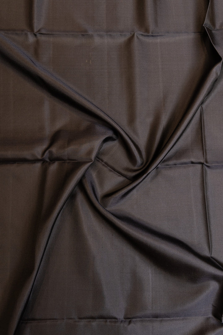 Black pure soft silk saree