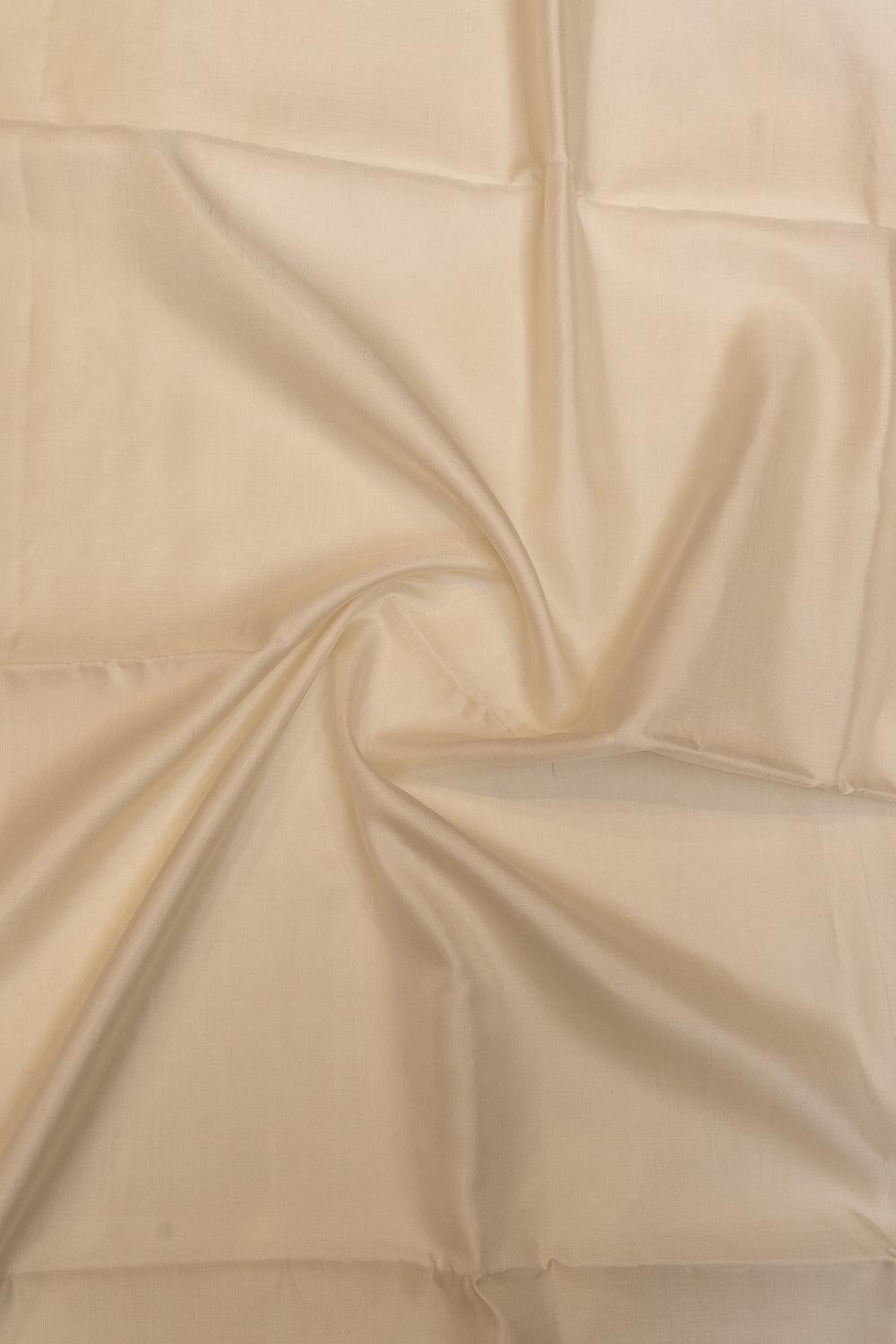 Ivory pure soft silk saree