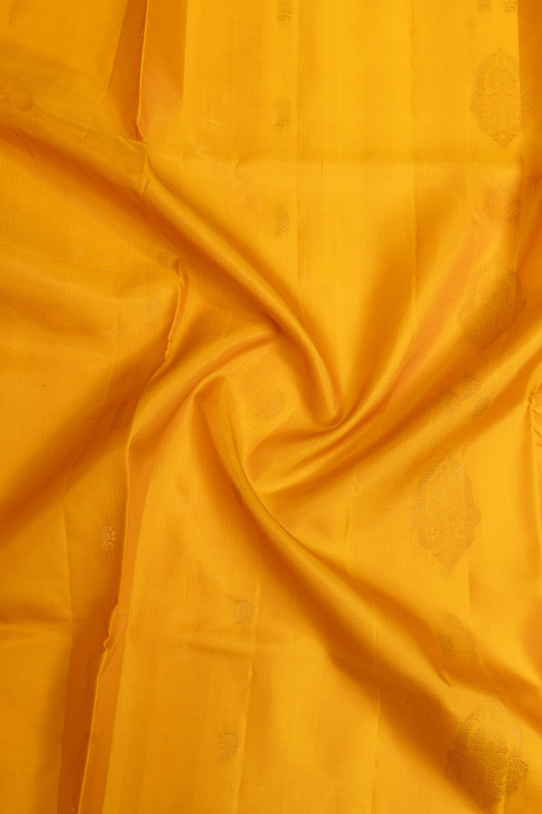 Yellow pure soft silk saree