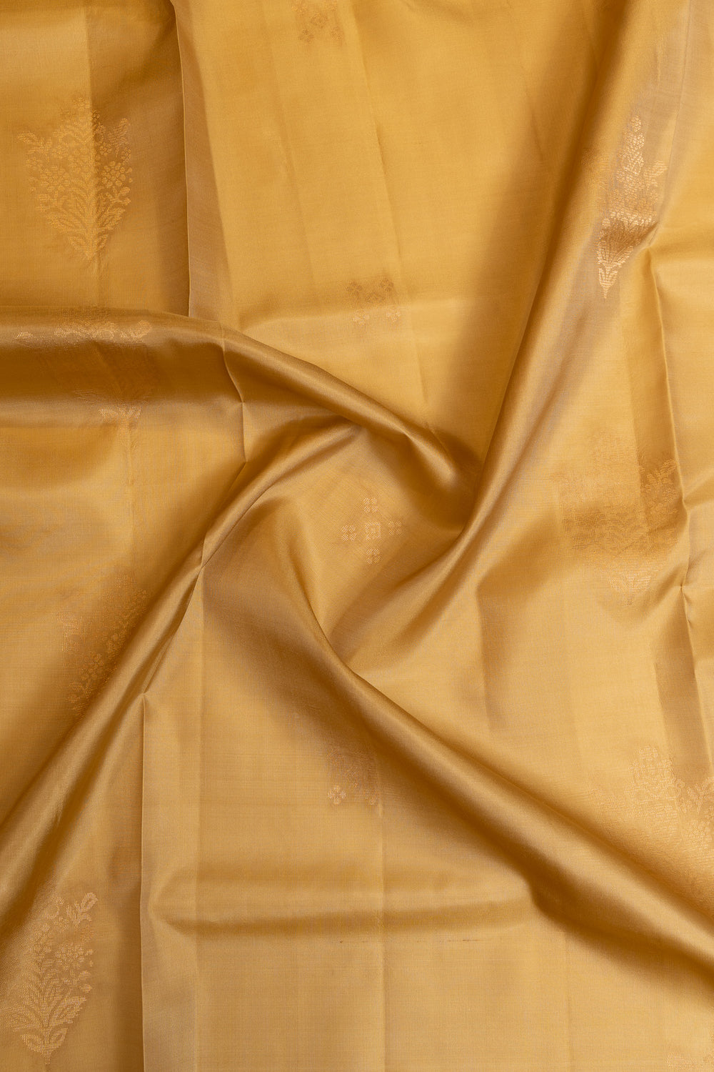 Beige pure soft silk saree