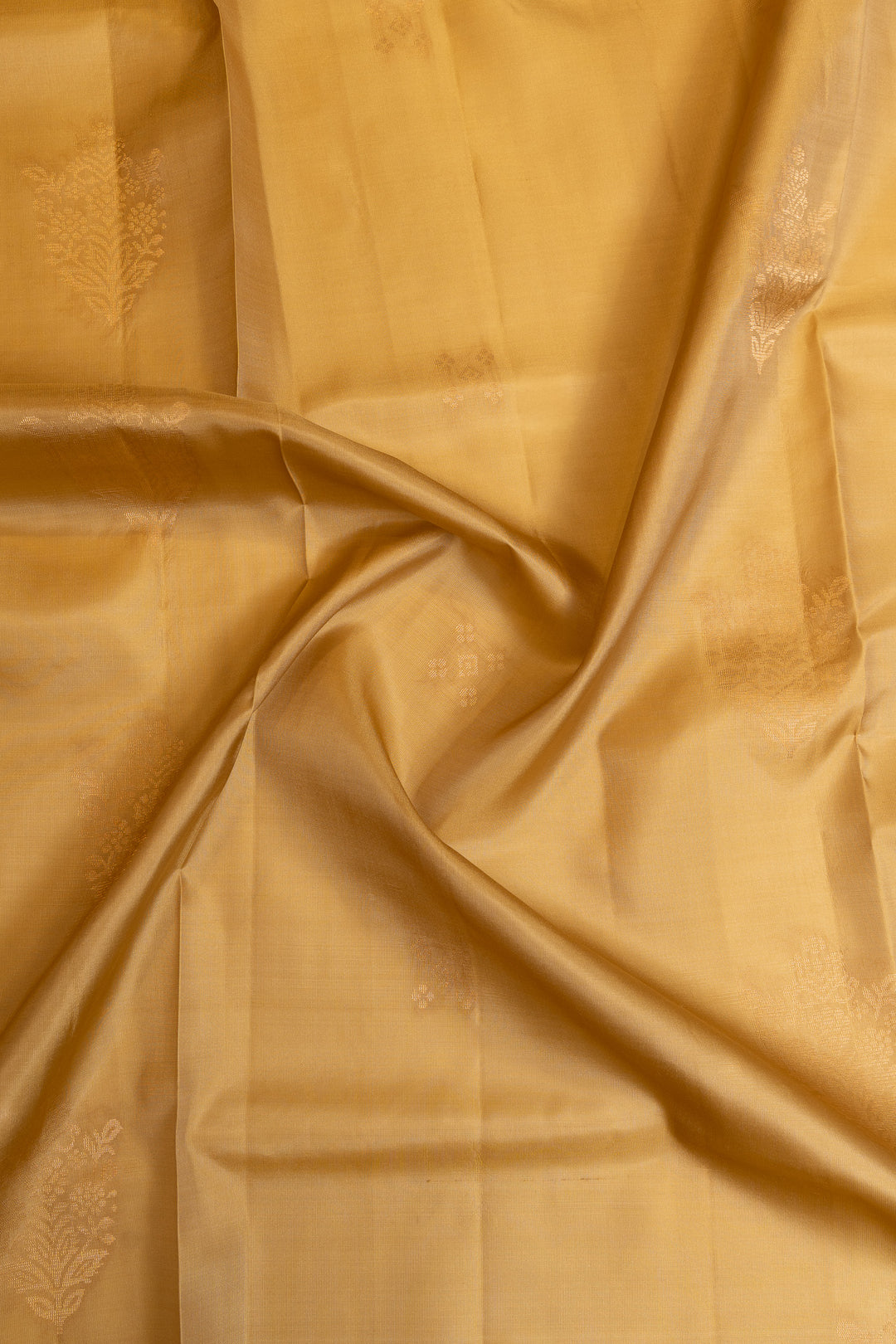 Beige pure soft silk saree