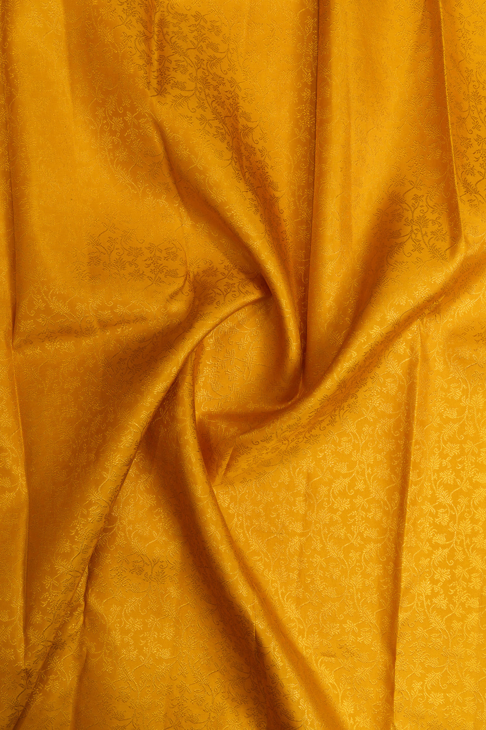 Yellow and red brocade pure Kanchipuram silk saree