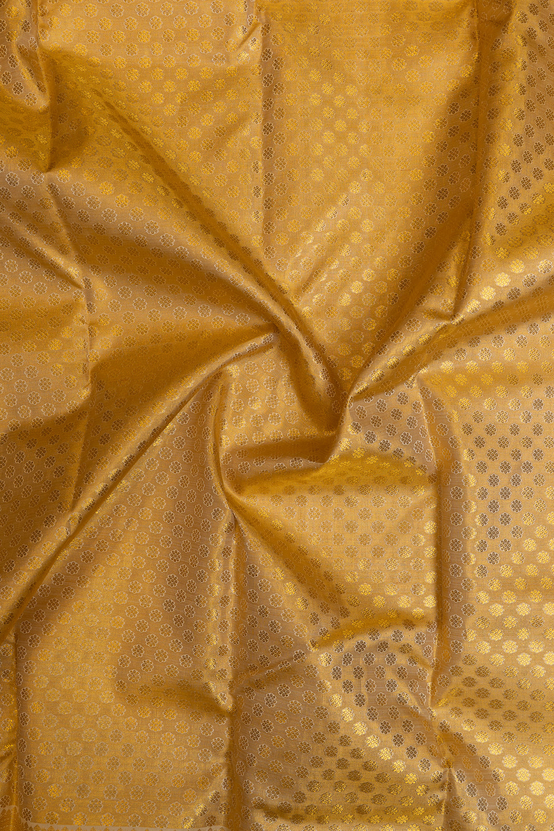 Gold brocade pure Kanchipuram silk saree