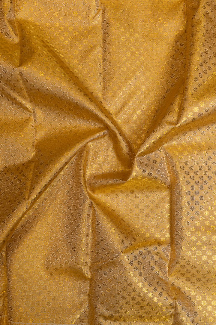 Gold brocade pure Kanchipuram silk saree