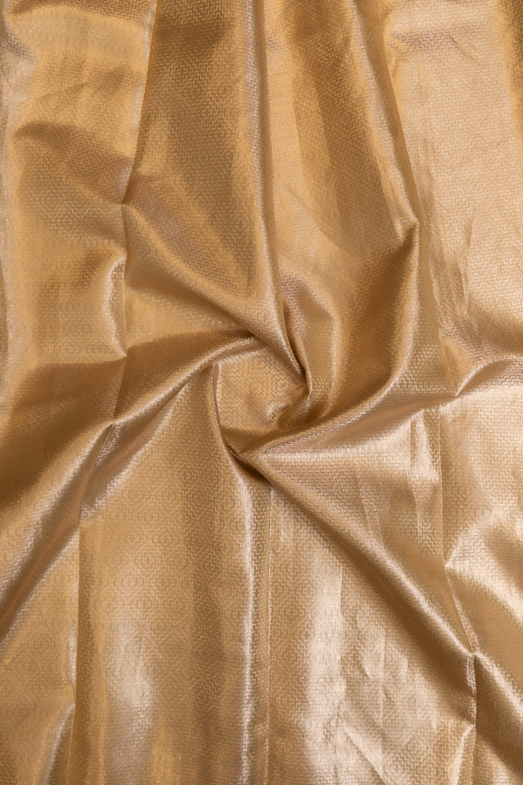 Silverish gold tissue pure Kanchipuram silk saree