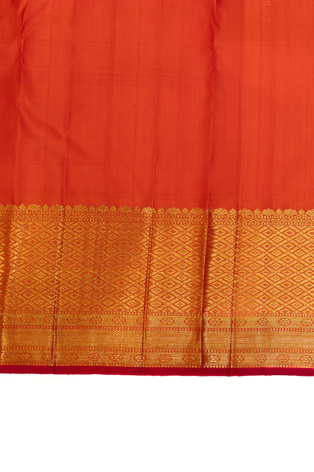 Blue and red tissue pure Kanchipuram silk saree