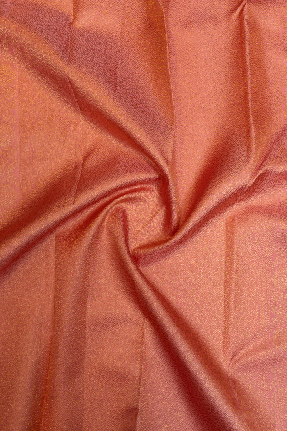 Pink brocade pure Kanchipuram silk saree
