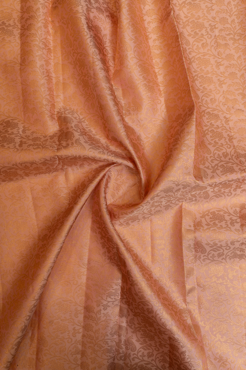 Pastel pink vanasingaram pure Kanchipuram silk saree