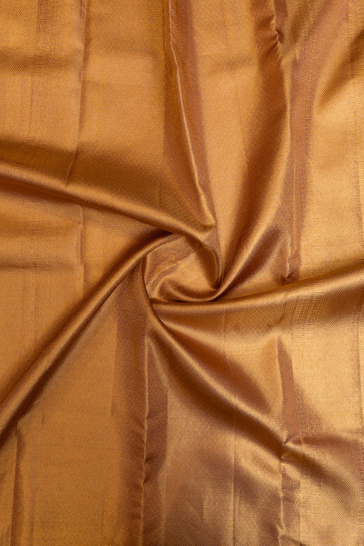 Mauve floral tissue brocade pure Kanchipuram saree