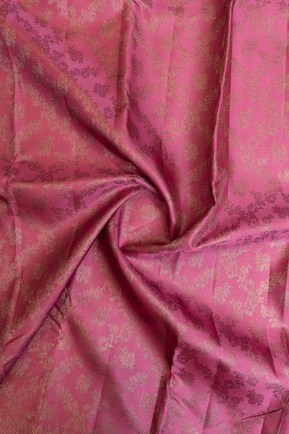 Lilac brocade pure Kanchipuram silk saree