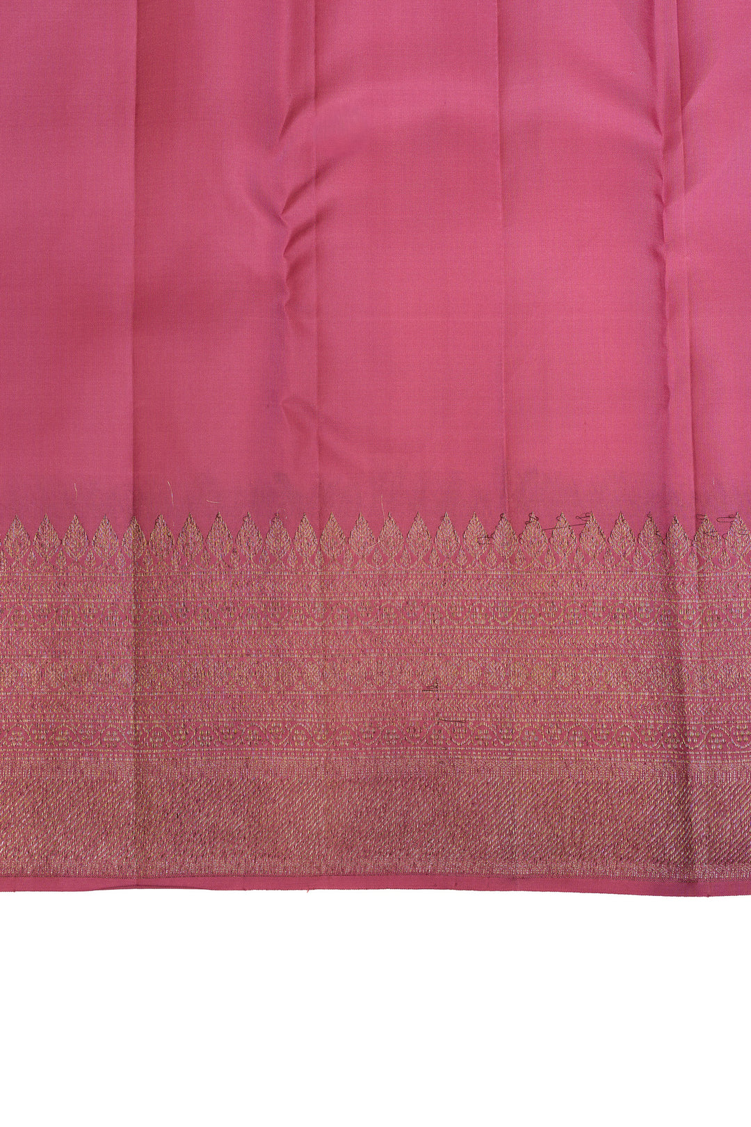 Lilac brocade pure Kanchipuram silk saree