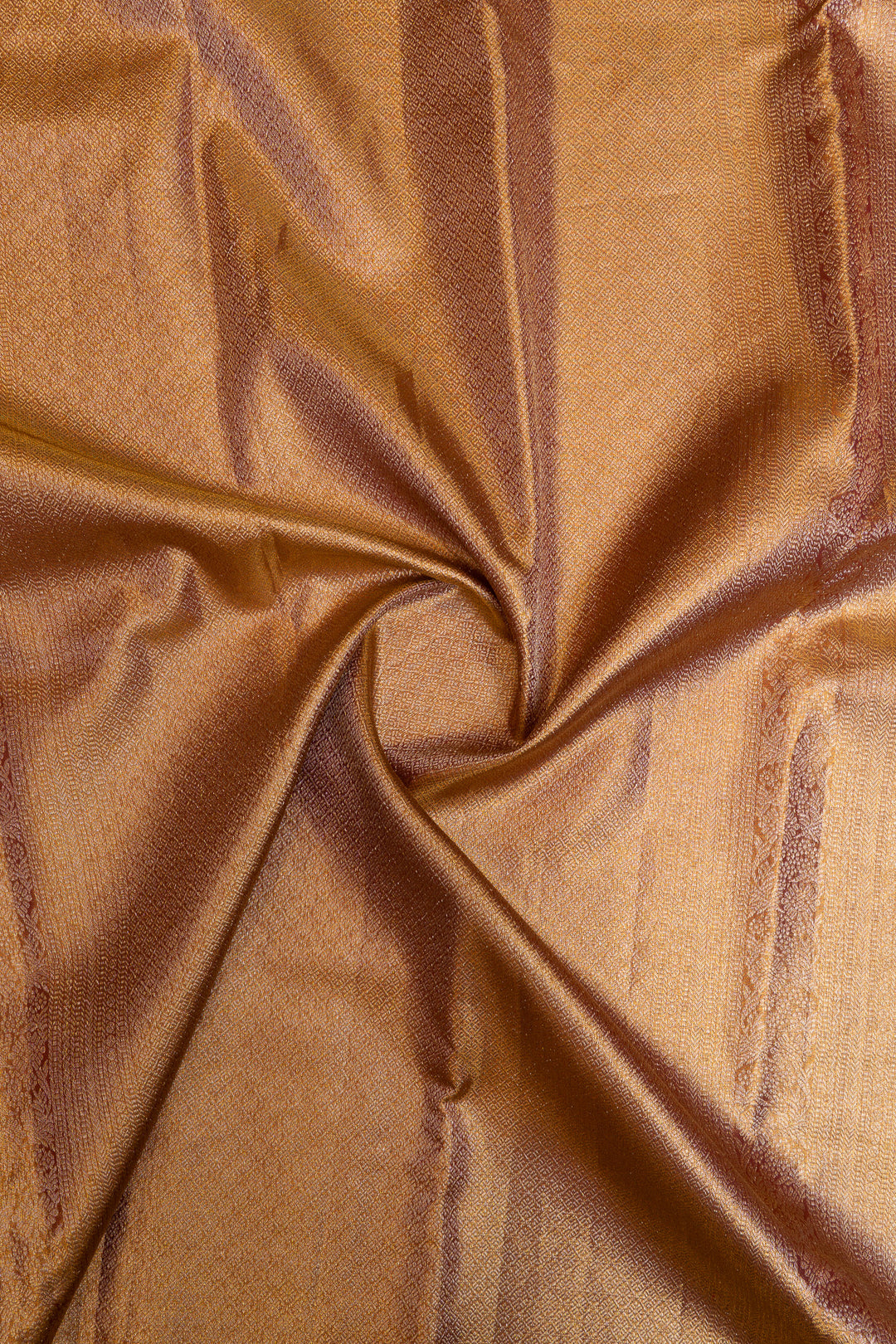 Bronze gold tissue Kanchipuram silk saree