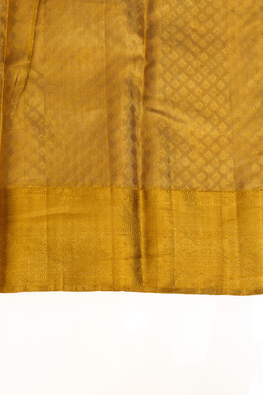Gold tissue brocade pure Kanchipuram silk saree
