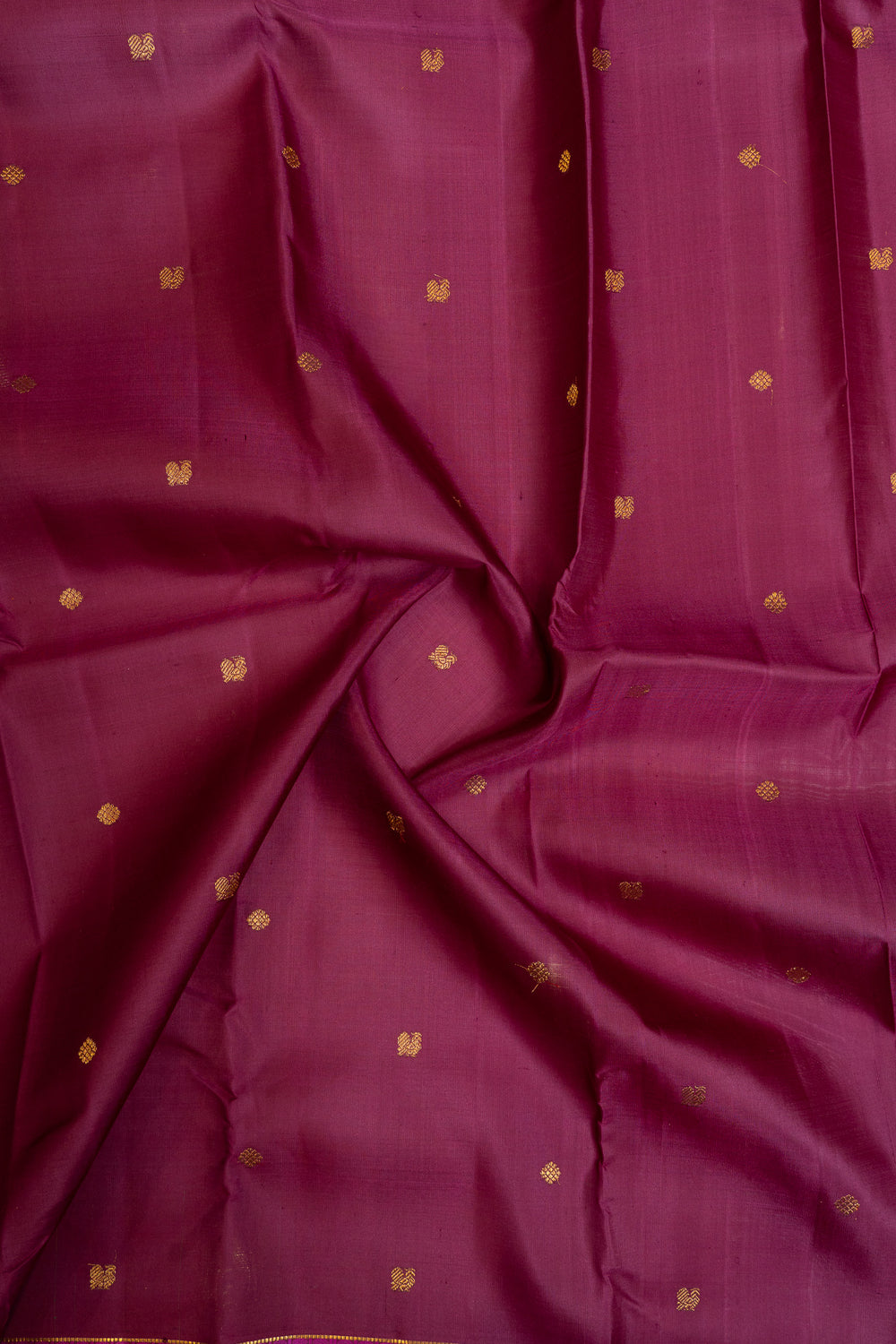 Purple multi stripes pure Kanchipuram silk saree
