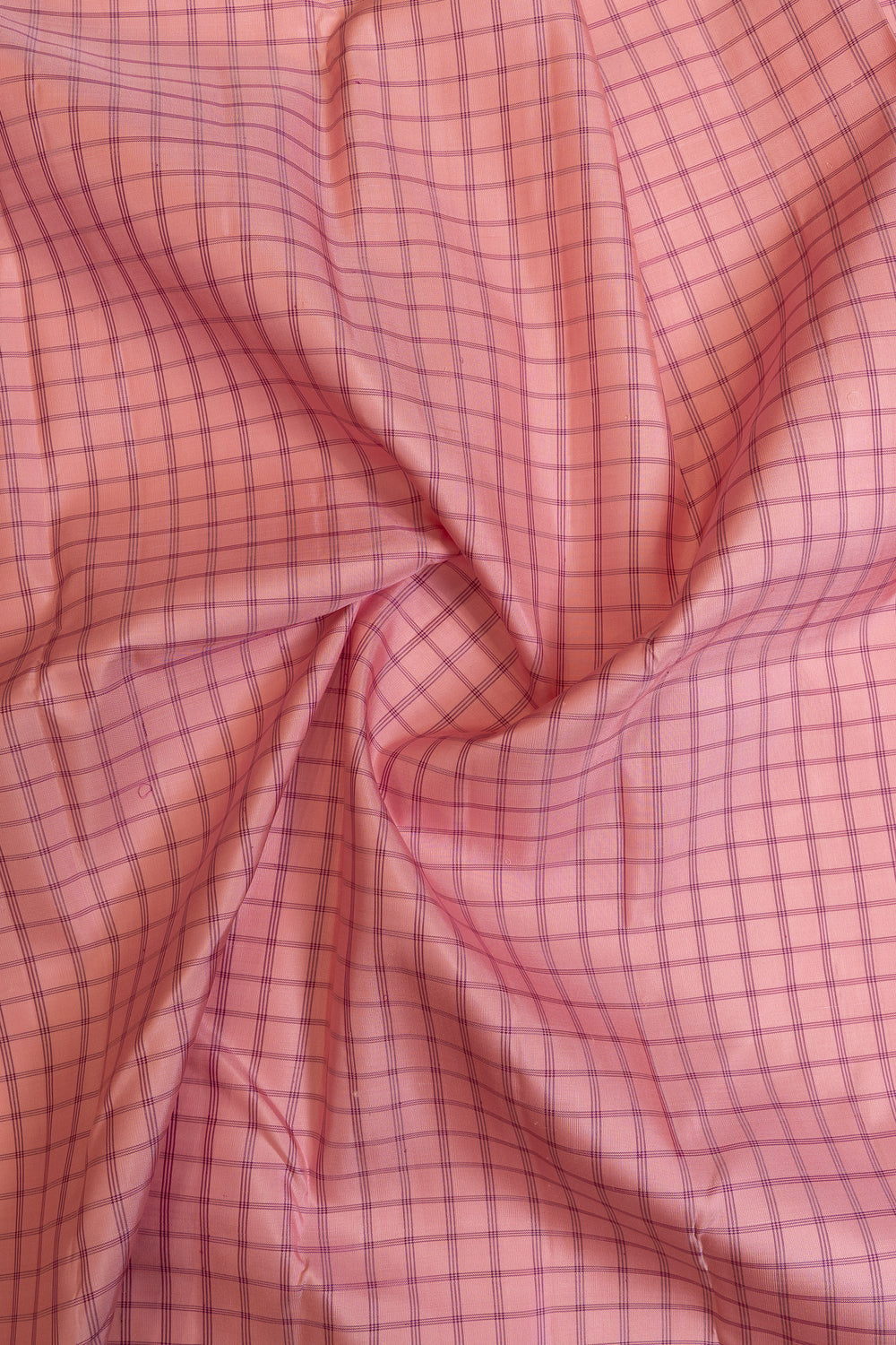 Pastel pink and purple Varisaipettu pure Kanchipuram silk saree