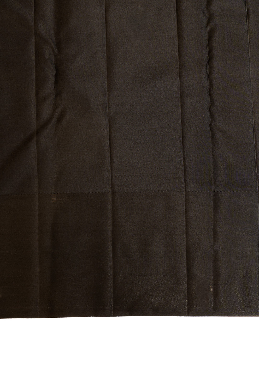 Black silver and gold floral brocade pure Kanchipuram silk saree