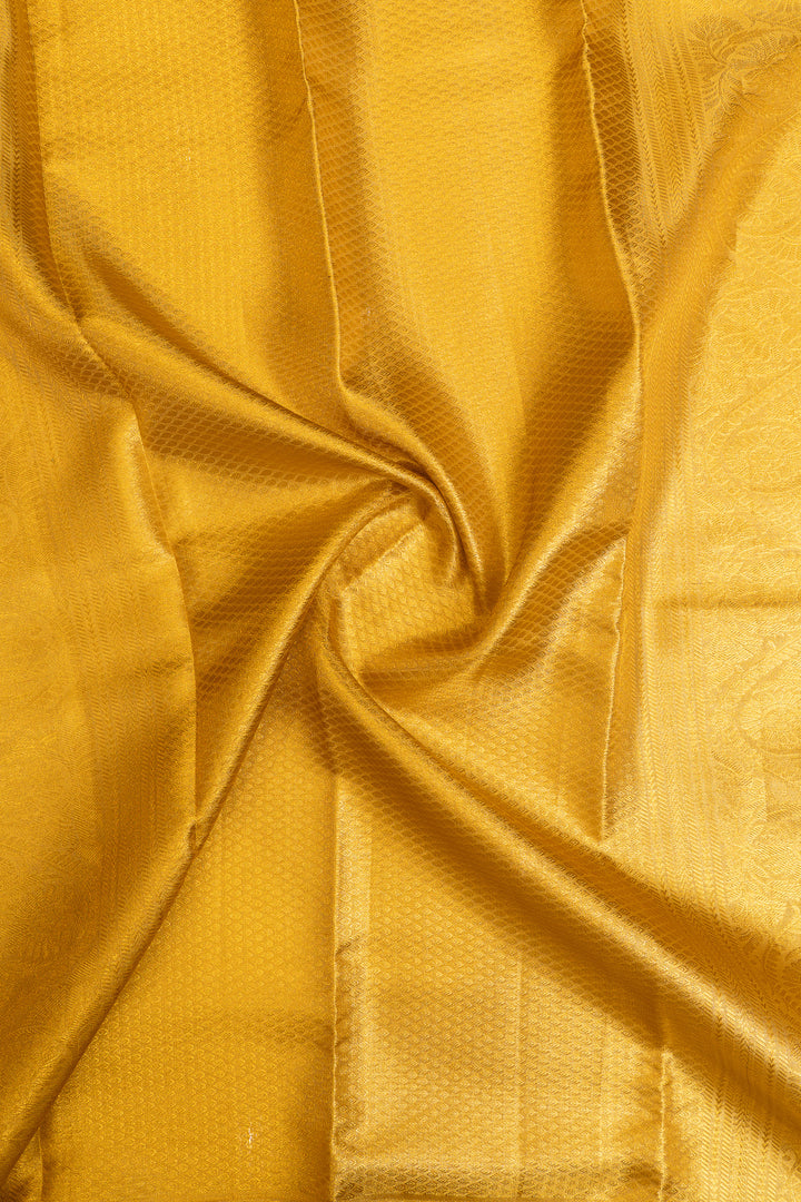 Gold and silver brocade pure Kanchipuram silk saree