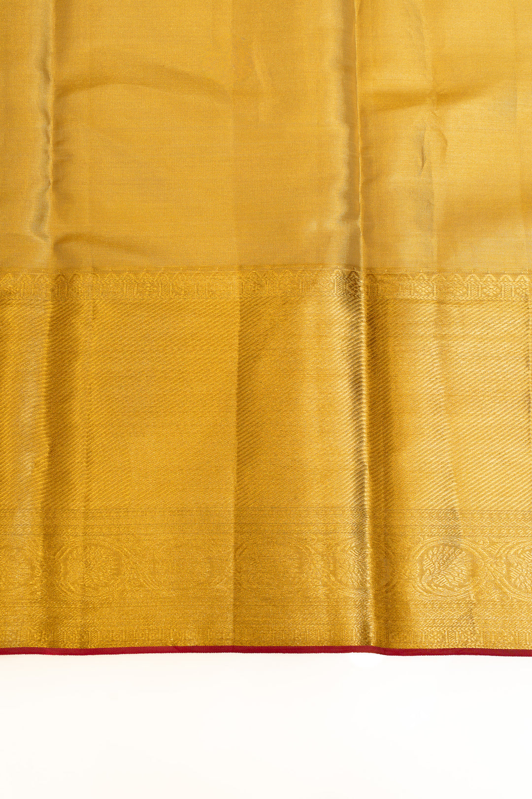 Gold and silver brocade pure Kanchipuram silk saree