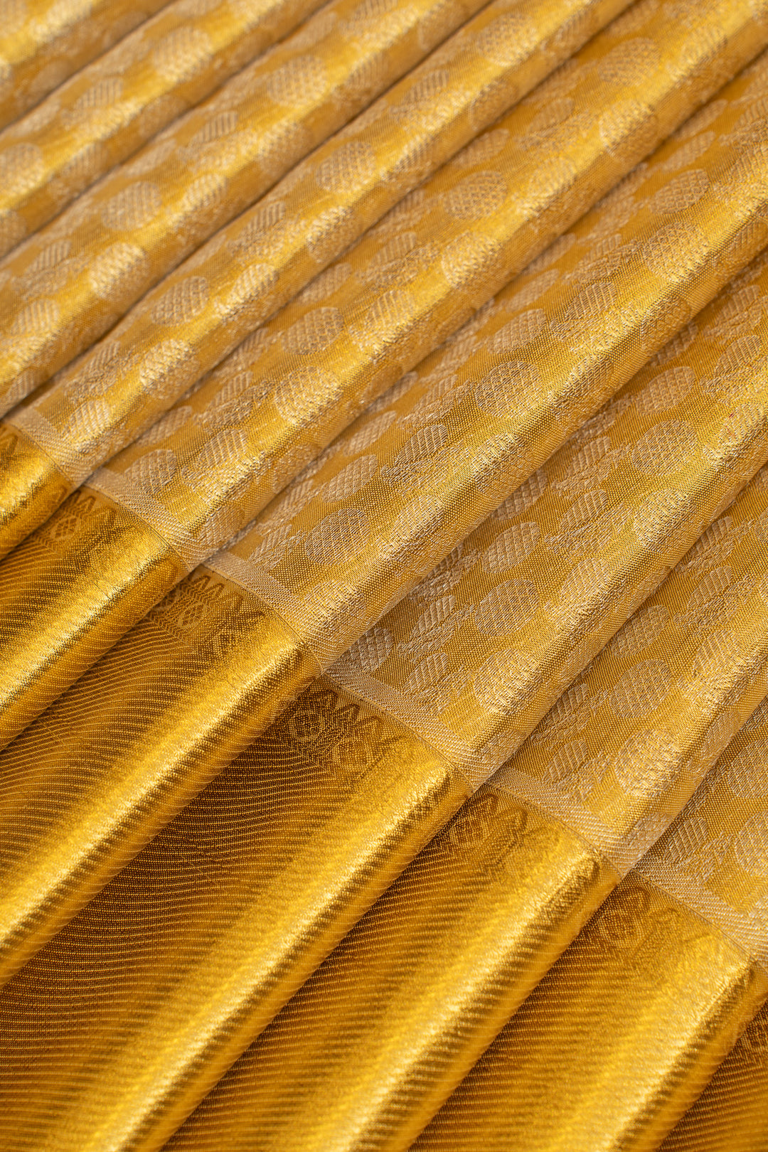 Gold and silver brocade pure Kanchipuram silk saree