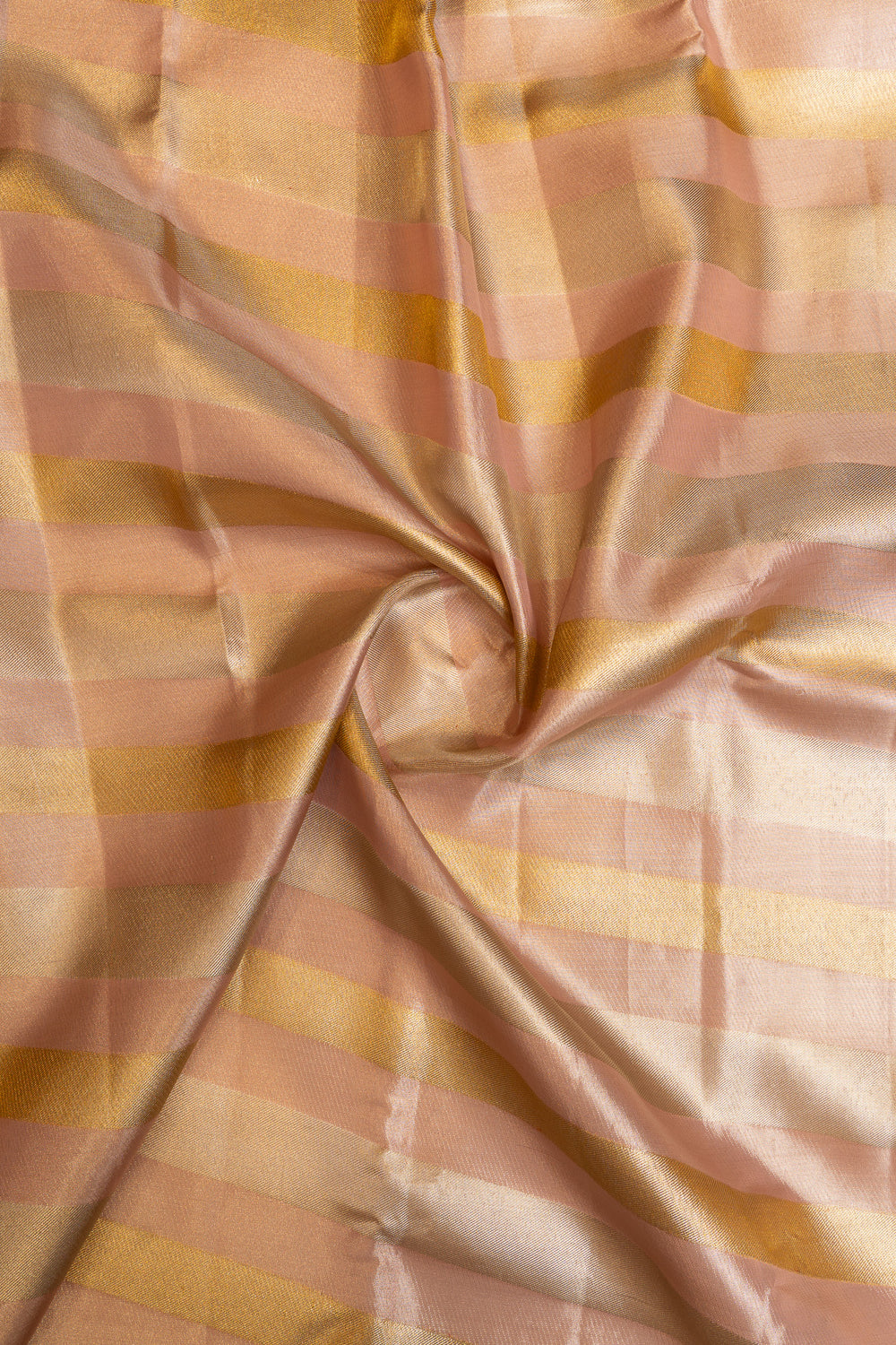 Pink stripes tissue Kanchipuram silk saree