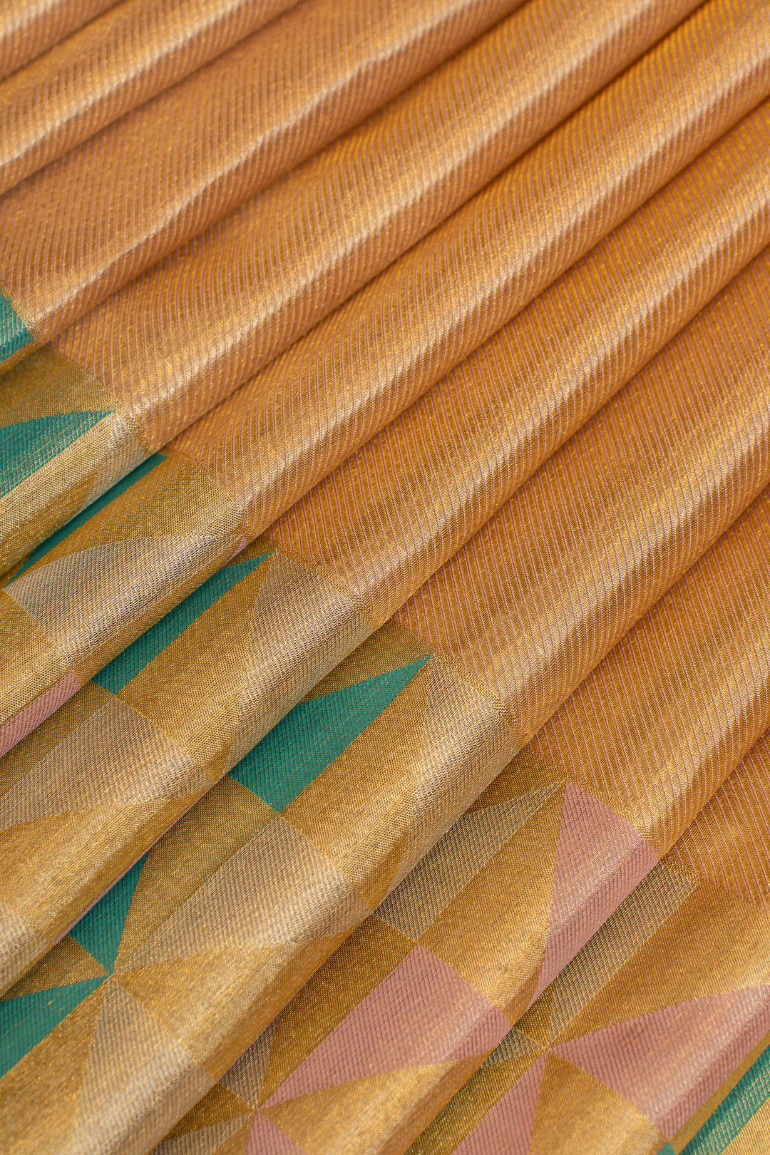 Gold brocade pure Kanchipuram silk saree