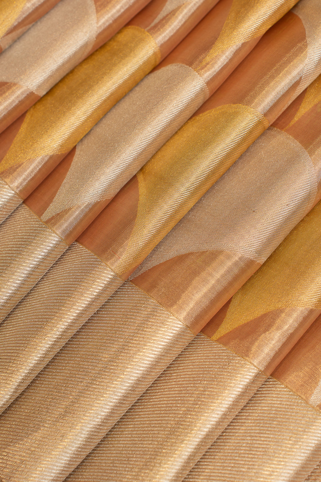 Pink silver and gold tissue brocade pure Kanchipuram silk saree