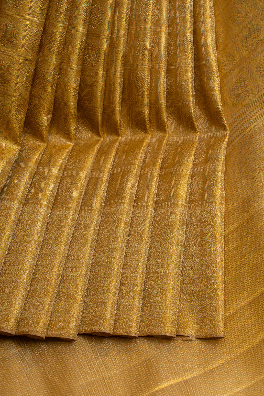 Good annam chakram brocade  pure Kanchipuram silk saree