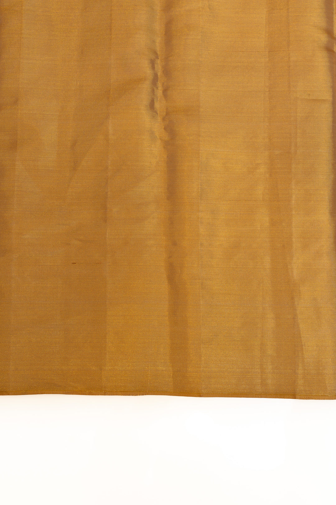 Gold brocade self stripes pure Kanchipuram silk saree