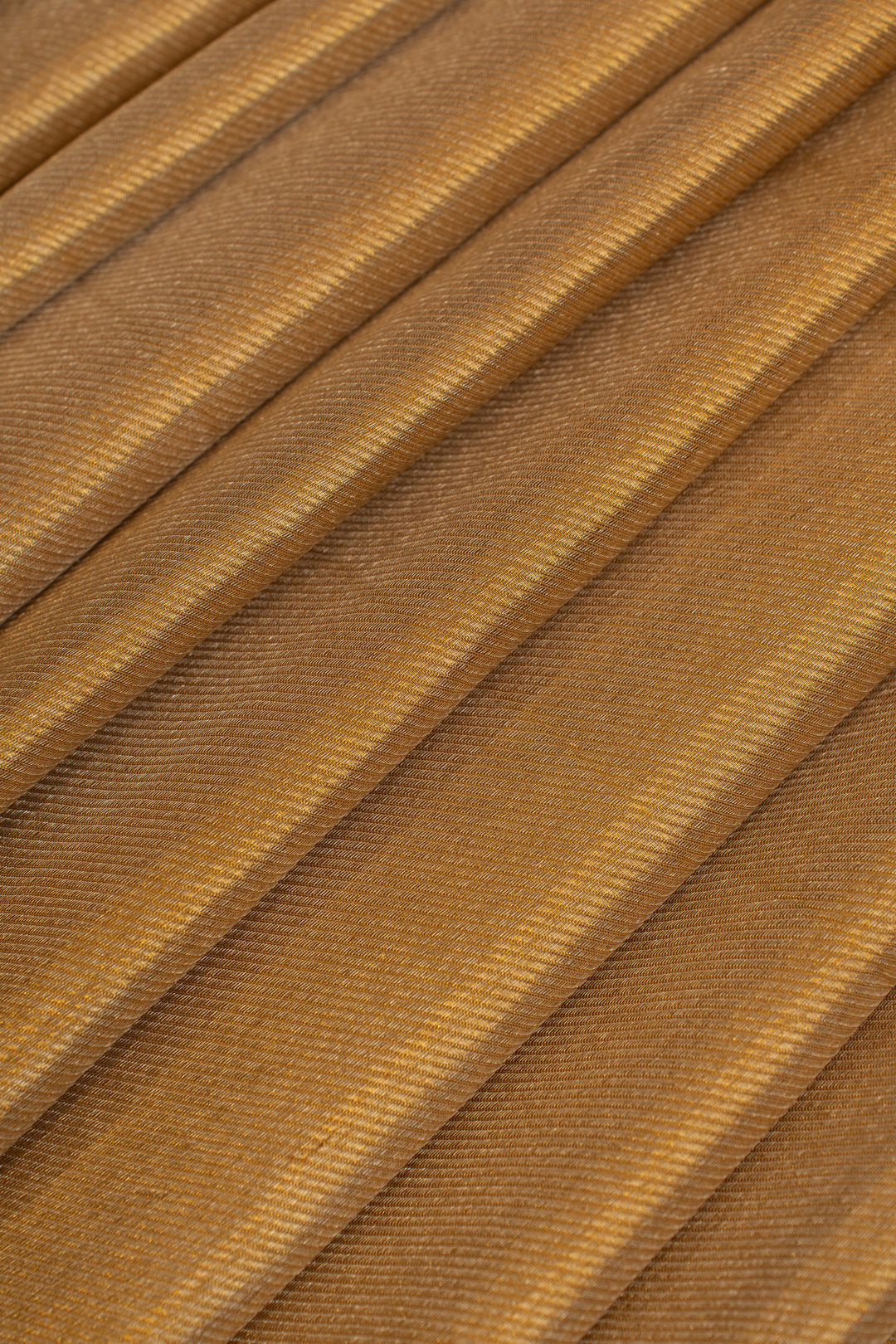 Gold brocade self stripes pure Kanchipuram silk saree