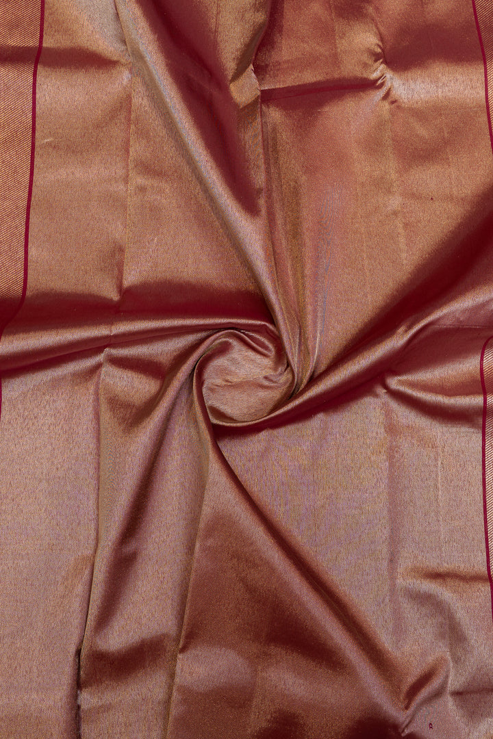 Magenta purple pure Kanchipuram silk saree