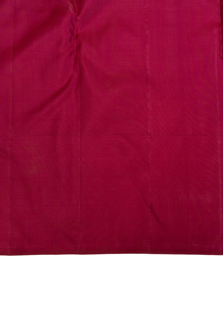 Magenta purple pure Kanchipuram silk saree