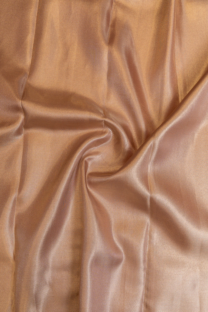 Light pink self brocade pure Kanchipuram silk saree