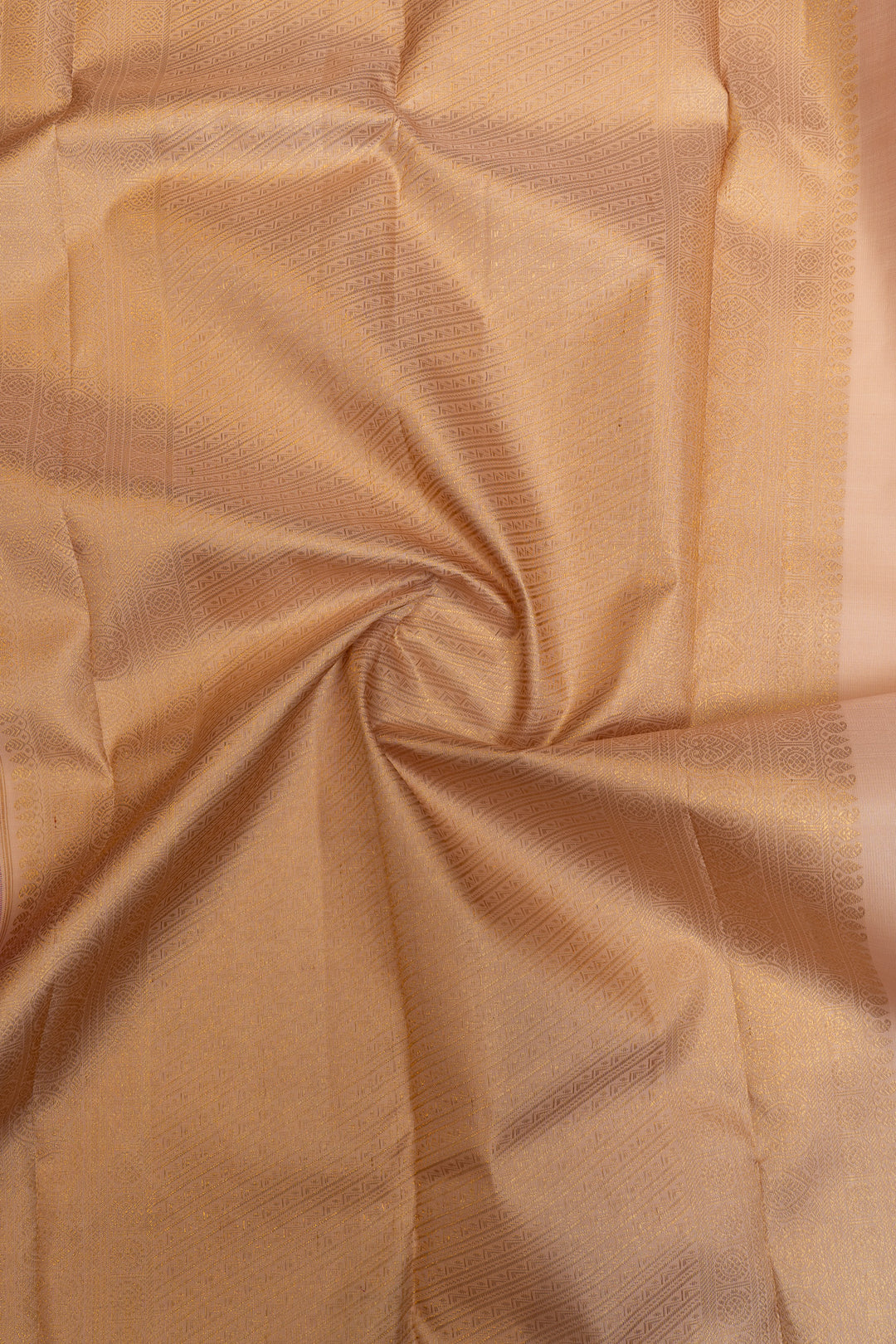 Magenta multi stripes border pure Kanchipuram silk saree