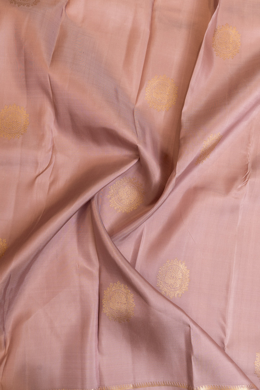Lilac pure Kanchipuram silk saree