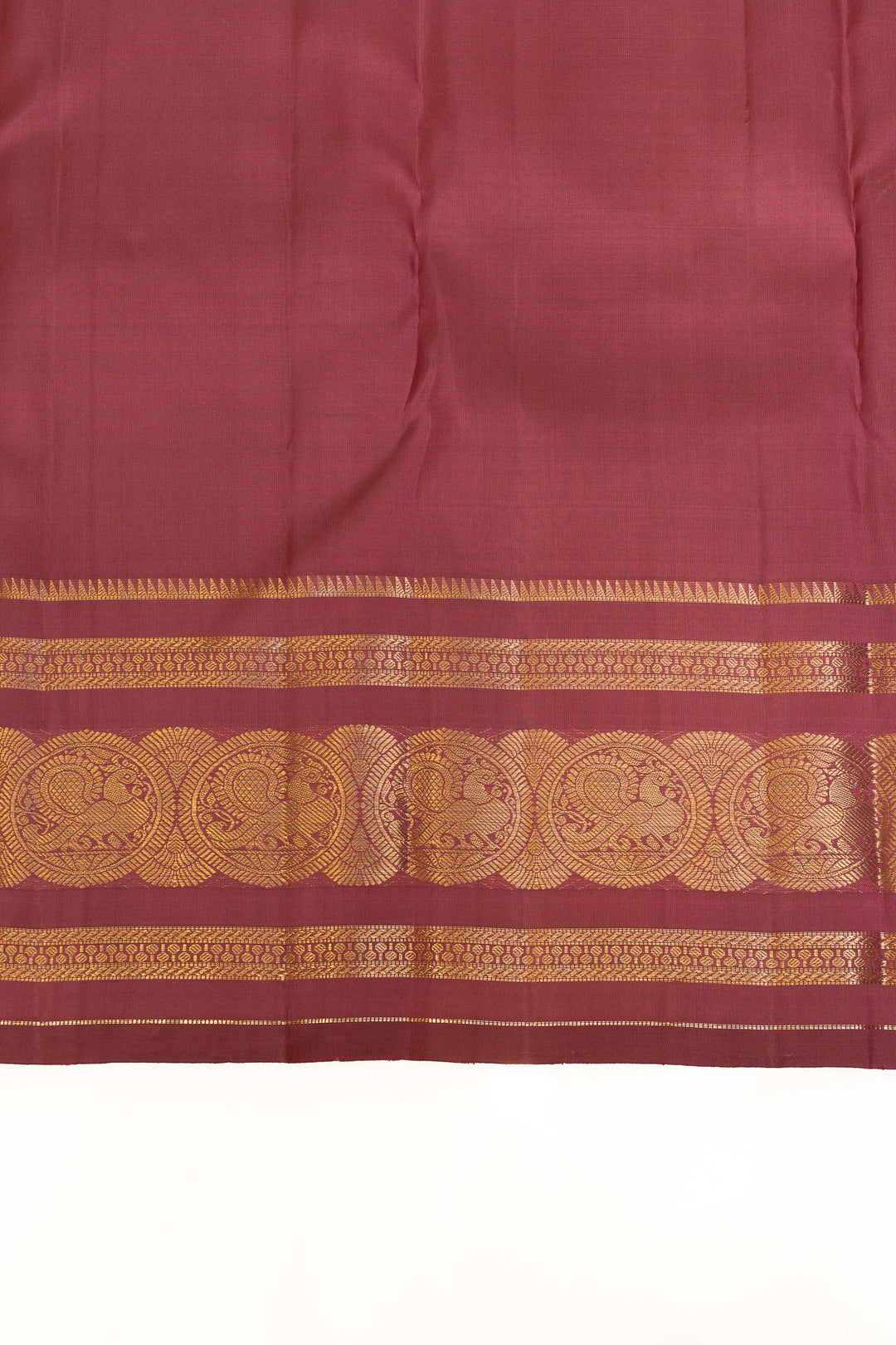 Lilac pure Kanchipuram silk saree