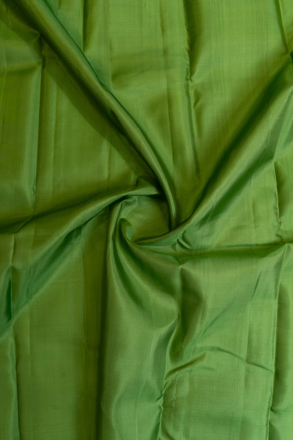 Pine green small border pure Kanchipuram Silk saree