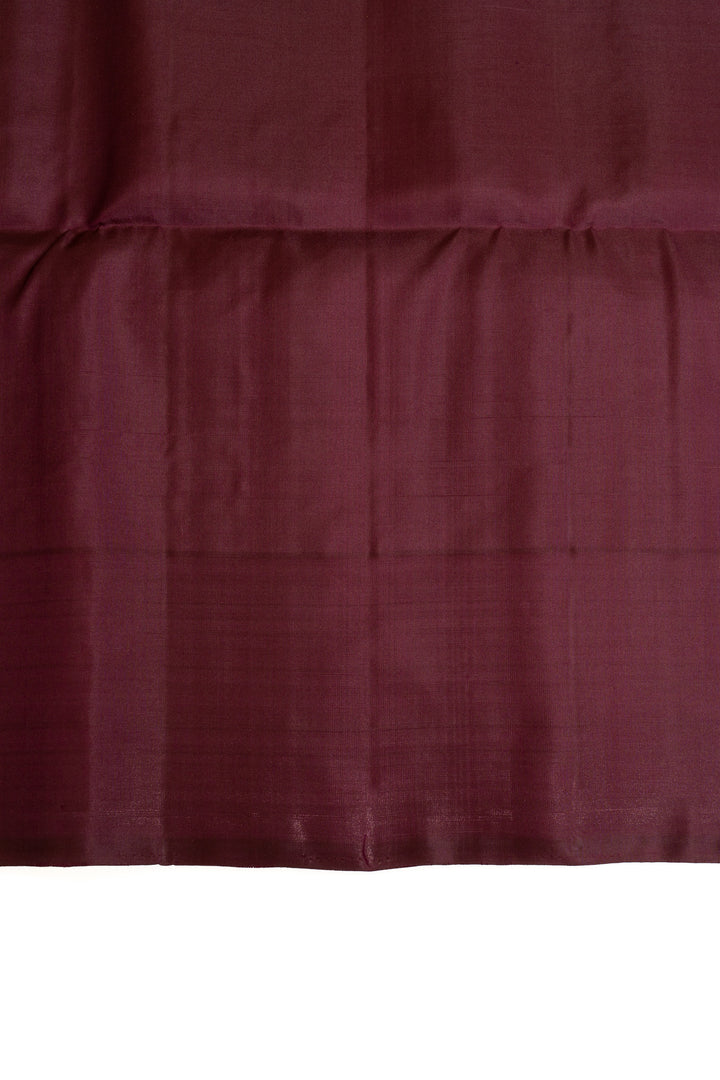 Lilac and jamun pure soft silk saree